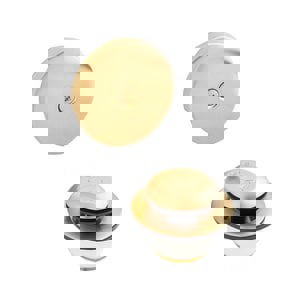 Brass Toe-Tap Drain in Brushed Gold